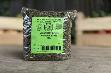 Arjuna - Pumpkin Seeds 500g OUT OF STOCK £6.19 Picture of Arjuna - Pumpkin Seeds 500g OUT OF STOCK £6.19