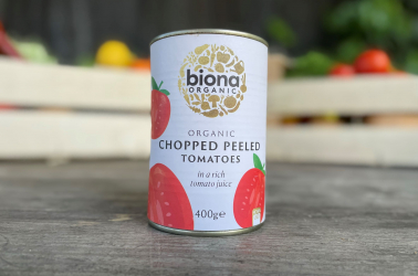 Biona - Chopped Tomatoes 400g Organic OUT OF STOCK £1.69 Picture of Biona - Chopped Tomatoes 400g Organic OUT OF STOCK £1.69