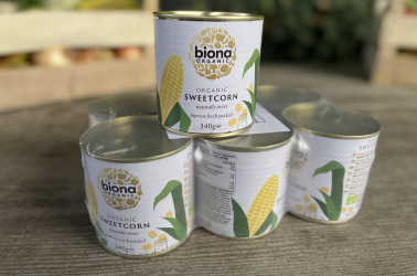 Picture of Biona - Tinned Sweetcorn 340g Organic - case of 6 OUT OF STOCK £13.49