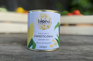 Picture of Biona - Tinned Sweetcorn 340g Organic OUT OF STOCK £2.49