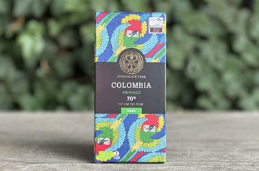 Chocolate Tree Colombia 70% Dark - 70g Vegan Picture of Chocolate Tree Colombia 70% Dark - 70g Vegan