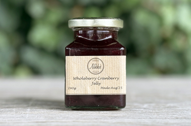 Picture of Cranberry Jelly 240g (not organic) - Nikki's Homemade