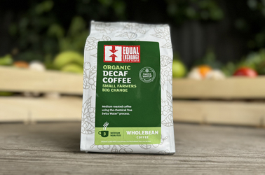 Equal Exchange Decaffinated Coffee Beans 200g Picture of Equal Exchange Decaffinated Coffee Beans 200g