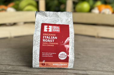 Picture of Equal Exchange Organic Italian Roast Coffee Beans 200g OUT OF STOCK £6.49
