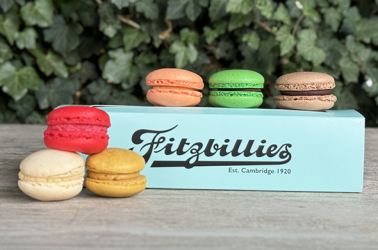 Fitzbillies Festive Macarons (pack of 6) (not organic) Picture of Fitzbillies Festive Macarons (pack of 6) (not organic)