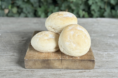 Picture of Fitzbillies White Baps - pack of 4 (not organic)