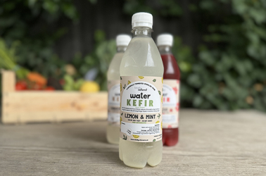 Kefir Lemon & Mint 500ml - Totally Cultured (non organic) Picture of Kefir Lemon & Mint 500ml - Totally Cultured (non organic)
