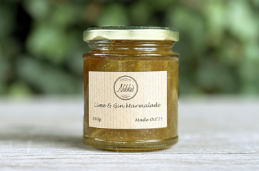Picture of Nikki's Homemade Lime and Gin Marmalade 240g (not organic)