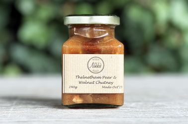 Picture of Nikki's Homemade Pear and Walnut Chutney 240g (not organic)