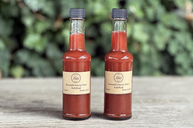 Nikki's Homemade Saucy Hawthorne Ketchup 150ml (not organic) OUT OF STOCK £3.50 Picture of Nikki's Homemade Saucy Hawthorne Ketchup 150ml (not organic) OUT OF STOCK £3.50