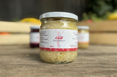 Picture of Totally Cultured Chilli Sauerkraut 420ml (non organic)
