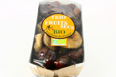 Trio of dried fruit (dates apricots and figs) - 750g Picture of Trio of dried fruit (dates apricots and figs) - 750g